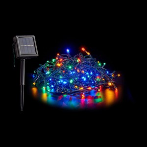LED-Lichterkette Krist+ 01784 Bunt Solar
