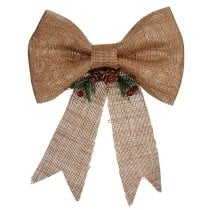 Christmas bauble Krist+ 65584 Brown Red Green Natural Fibre 24 x 5 x 34 cm Lasso (12 Units)