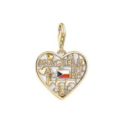 Perle de verre Femme Thomas Sabo IC12365-565-7 Doré 2 cm