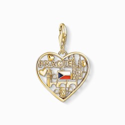 Perle de verre Femme Thomas Sabo IC12365-565-7 Doré 2 cm