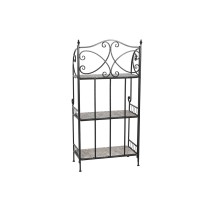 Regal Home ESPRIT Schwarz Bunt aus Keramik schmiedeeisern 3 Regale 54 x 29 x 121 cm 58 x 31,5 x 117 cm