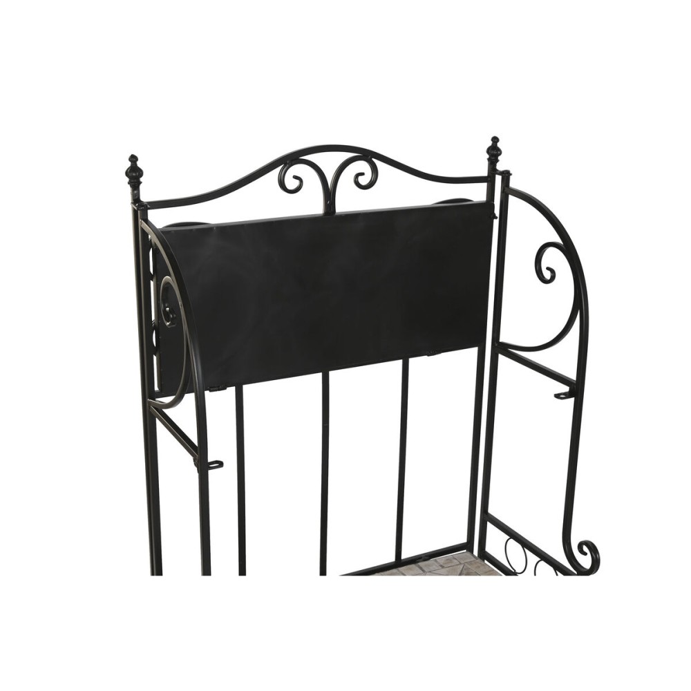 Regal Home ESPRIT Schwarz Bunt aus Keramik schmiedeeisern 3 Regale 54 x 29 x 121 cm 58 x 31,5 x 117 cm