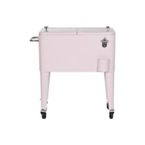 Tragbarer Kühlschrank Home ESPRIT Rosa Stahl Polypropylen 74 x 43 x 80 cm