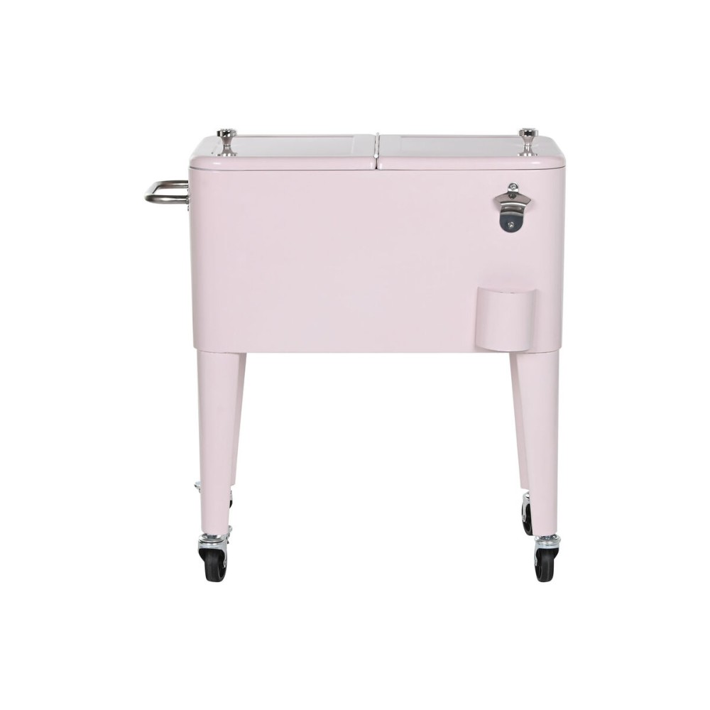 Tragbarer Kühlschrank Home ESPRIT Rosa Stahl Polypropylen 74 x 43 x 80 cm