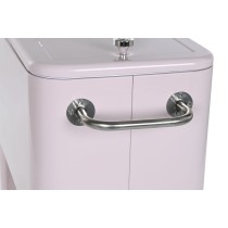 Tragbarer Kühlschrank Home ESPRIT Rosa Stahl Polypropylen 74 x 43 x 80 cm