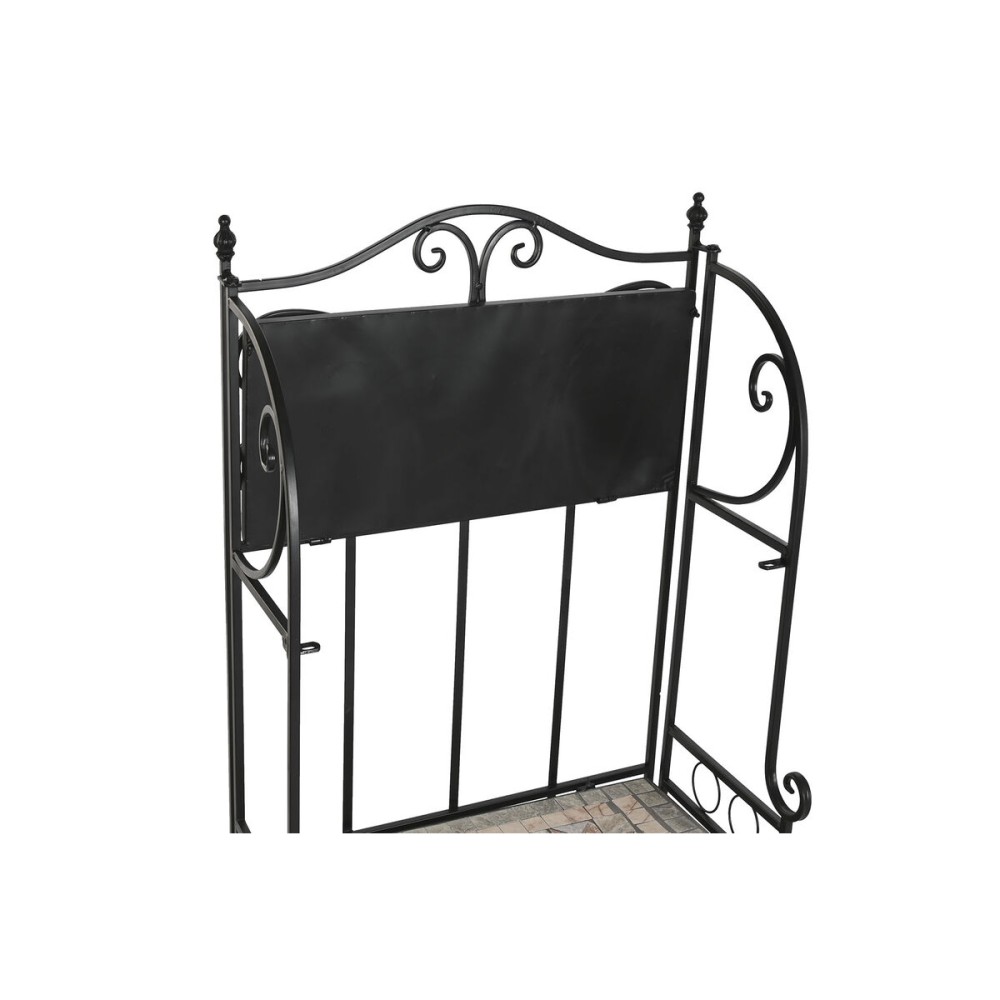 Regal Home ESPRIT Schwarz Bunt aus Keramik schmiedeeisern 3 Regale 54 x 29 x 121 cm 58 x 31,5 x 117 cm