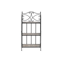 Regal Home ESPRIT Schwarz Bunt aus Keramik schmiedeeisern 3 Regale 54 x 29 x 121 cm 58 x 31,5 x 117 cm