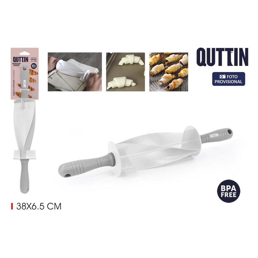 Backrolle mit Formen Quttin CROISSANT 38 x 6,5 cm (12 Stück)