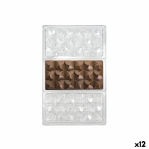 Moule à pâtisserie Quttin CHOCOLATE 27,5 x 17,5 x 2,5 cm (12 Unités)
