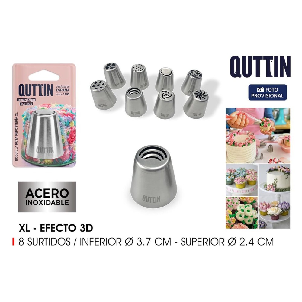 Düsen für Spritzbeutel Quttin XL 48 Stück