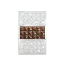 Gebäckbackform Quttin CHOCOLATE 27,5 x 17,5 x 2,5 cm (12 Stück)