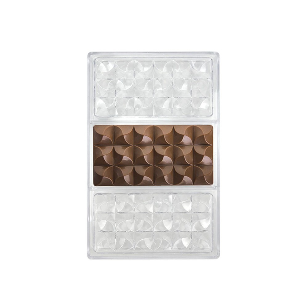 Gebäckbackform Quttin CHOCOLATE 27,5 x 17,5 x 2,5 cm (12 Stück)