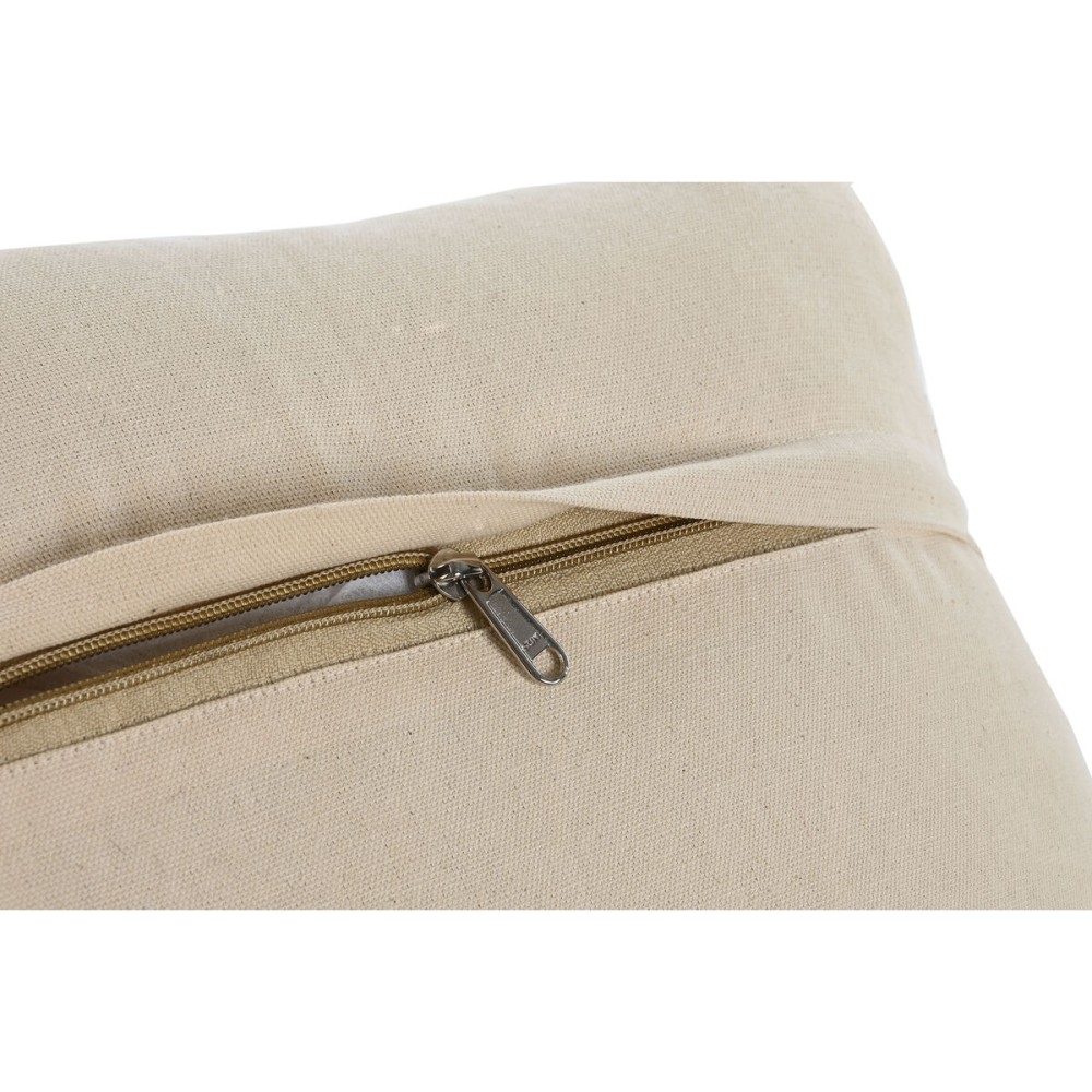 Kissen DKD Home Decor Creme Dunkelbraun Kolonial 40 x 10 x 40 cm