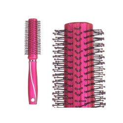 Brosse Ronde Berilo 354 Fuchsia Silicone Plastique (12 Unités)