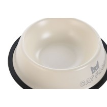 Futternapf für Hunde Home ESPRIT Beige Gummi Metall 200 ml 600 ml 700 ml 1 L 29 X 29 X 6,5 cm