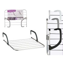 Wäscheständer Kipit WR1013D Weiß Silberfarben Hellgrau Dunkelgrau Aluminium Kunststoff 62,5 x 50 x 16,5 cm