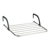 Wäscheständer Kipit WR1013D Weiß Silberfarben Hellgrau Dunkelgrau Aluminium Kunststoff 62,5 x 50 x 16,5 cm