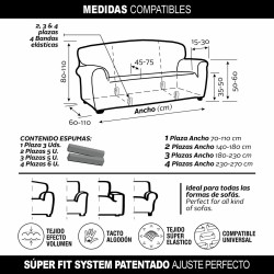 Sofabezug Sofaskins NIAGARA Hellrosa