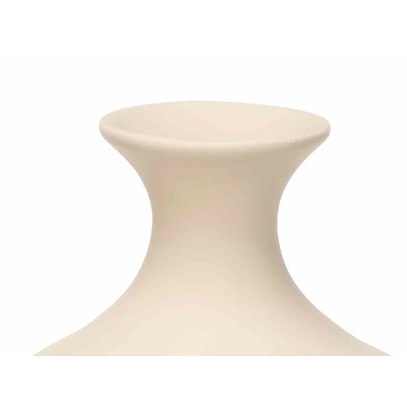 Vase Beige Ceramic 21 x 39 x 21 cm (2 Units) Stripes