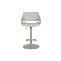 Stool Home ESPRIT Beige Grey Natural 50,5 x 50,5 x 90,5 cm