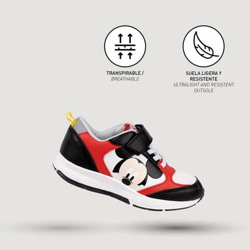 Sports Shoes for Kids Mickey Mouse Red