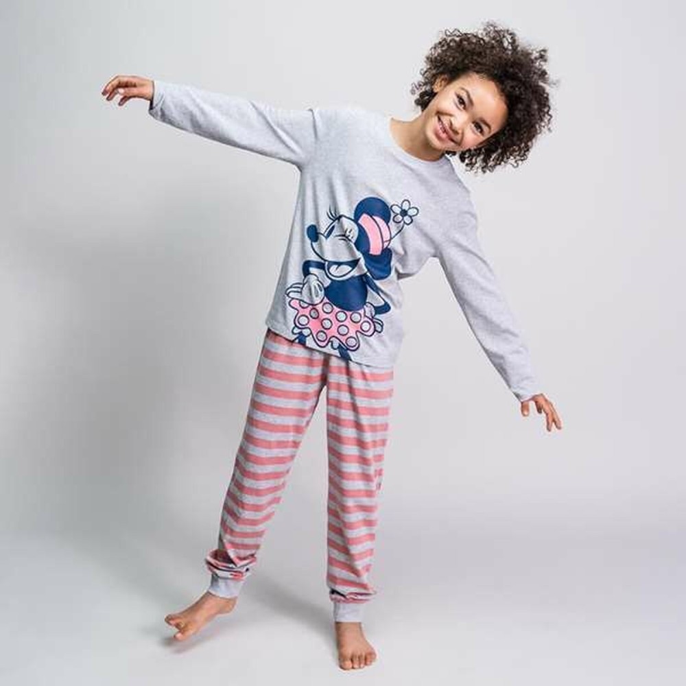 Schlafanzug Für Kinder Minnie Mouse Grau