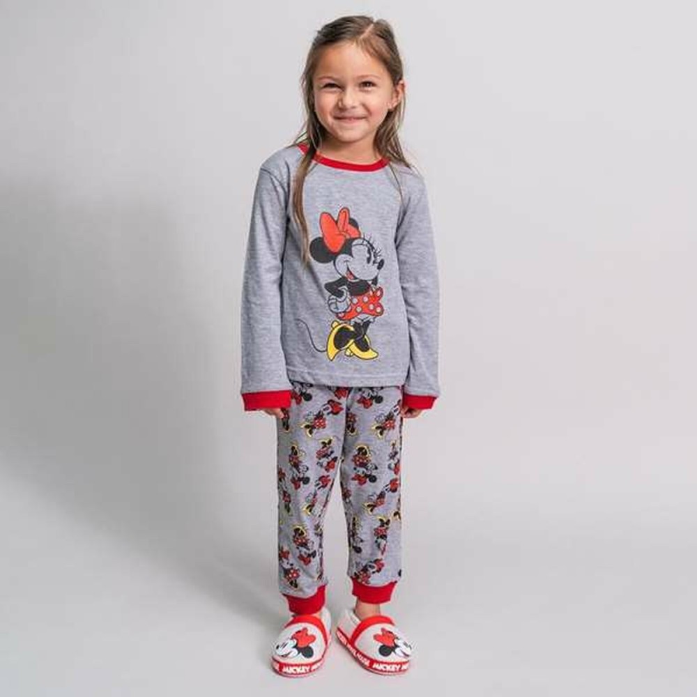 Schlafanzug Für Kinder Minnie Mouse Grau
