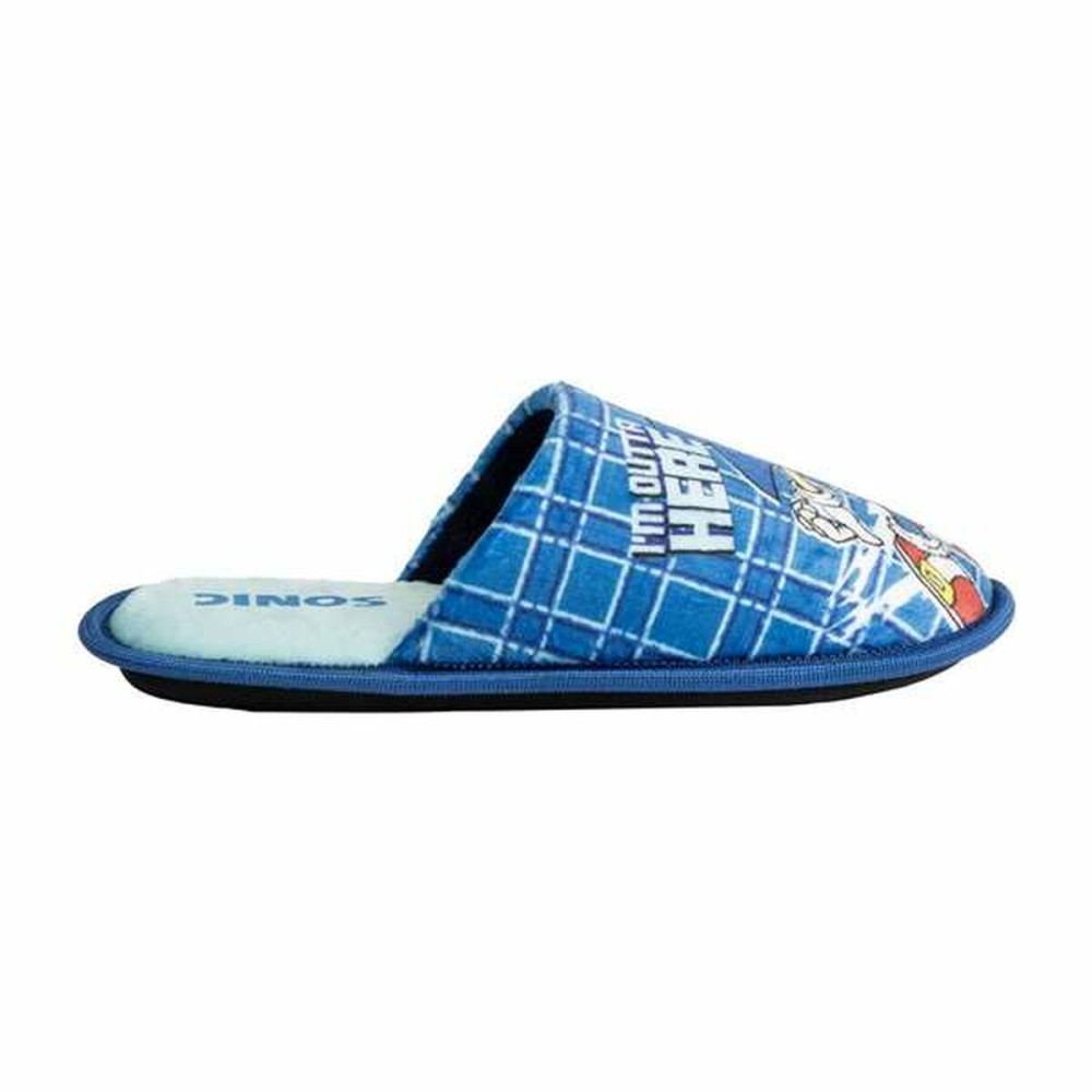 House Slippers Sonic Blue