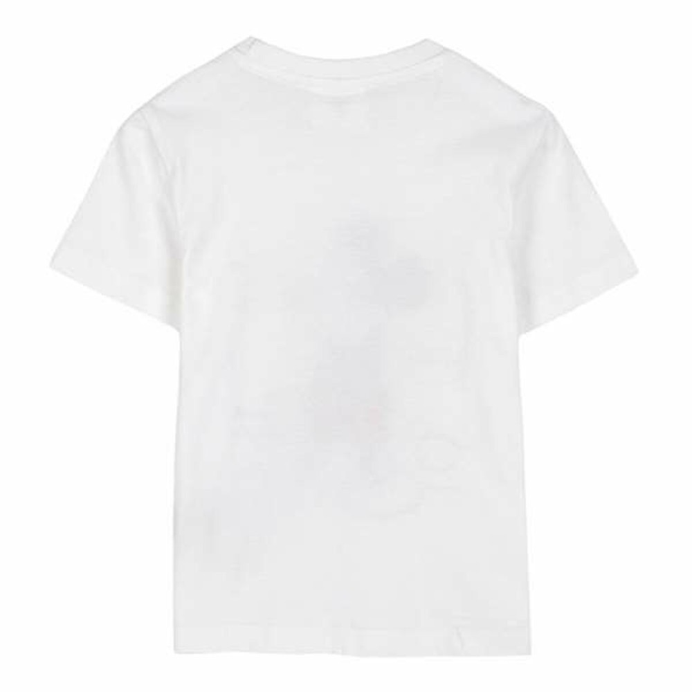 Child's Short Sleeve T-Shirt Mickey Mouse White