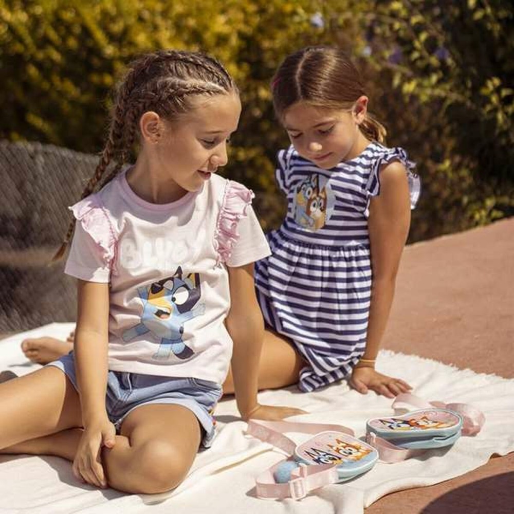 Kurzarm-T-Shirt für Kinder Bluey Rosa Hellrosa
