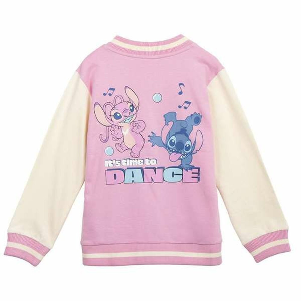 Veste de Survêtement pour Enfants Stitch Rose