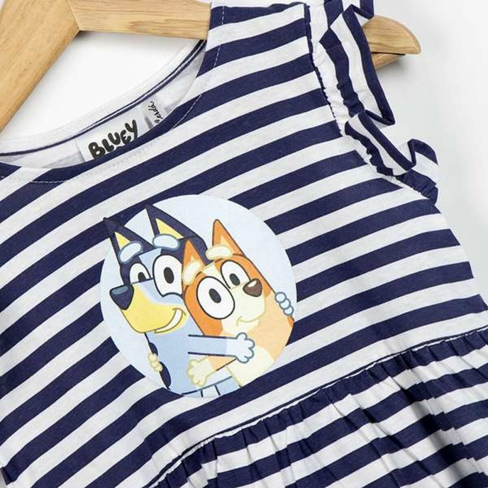 Robe Bluey Bleu foncé Fille