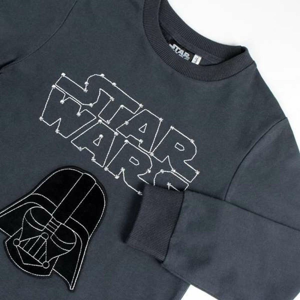 Sweat sans capuche enfant Star Wars Gris foncé