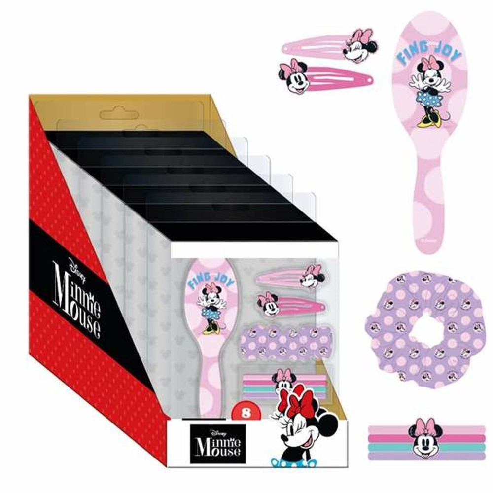 Pinces à cheveux Minnie Mouse Rose