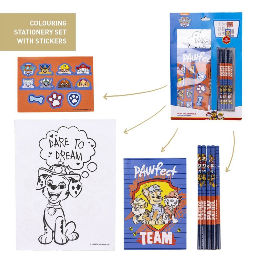 Ensemble de Papeterie The Paw Patrol