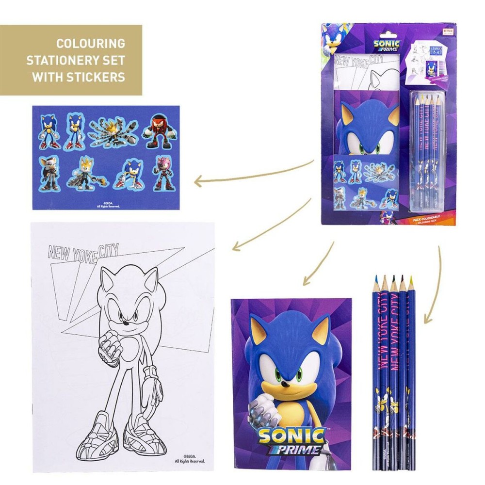 Papierwaren-Set Sonic