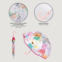 Umbrella Peppa Pig Ø 71 cm Transparent
