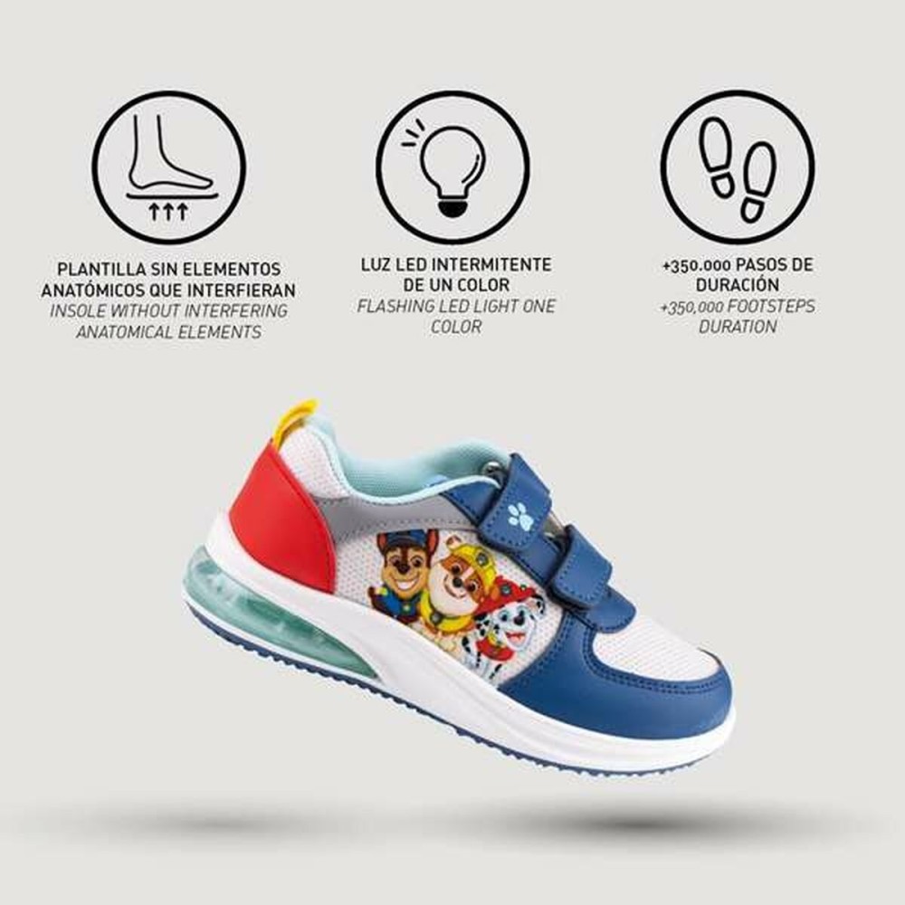 Chaussures casual enfant The Paw Patrol Bleu Velcro