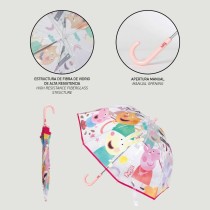 Umbrella Peppa Pig Ø 71 cm Transparent
