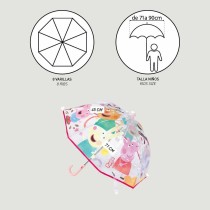 Umbrella Peppa Pig Ø 71 cm Transparent
