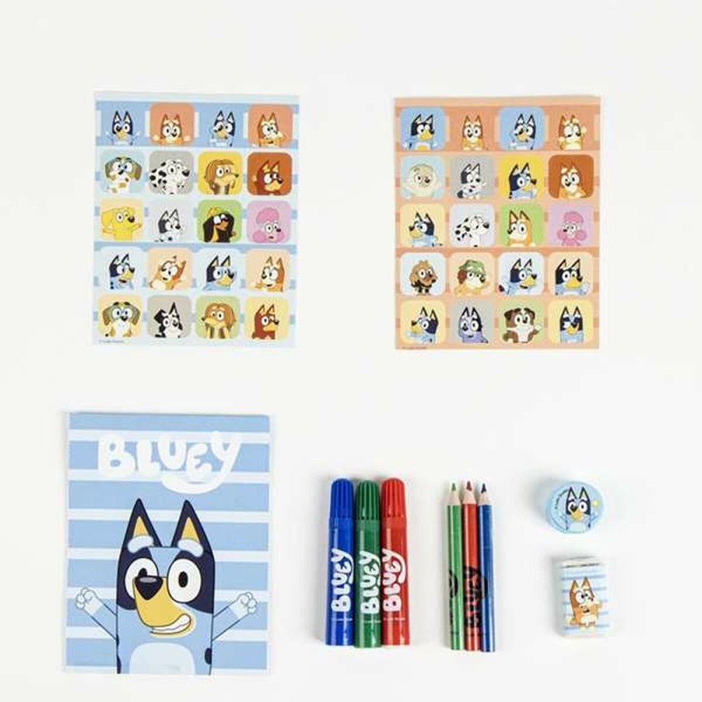 Papierwaren-Set Bluey Blau