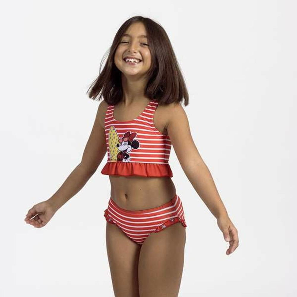 Bikini Bottoms For Girls Minnie Mouse Red