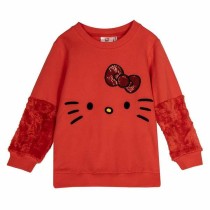 Unisex Sweatshirt without Hood Hello Kitty Red