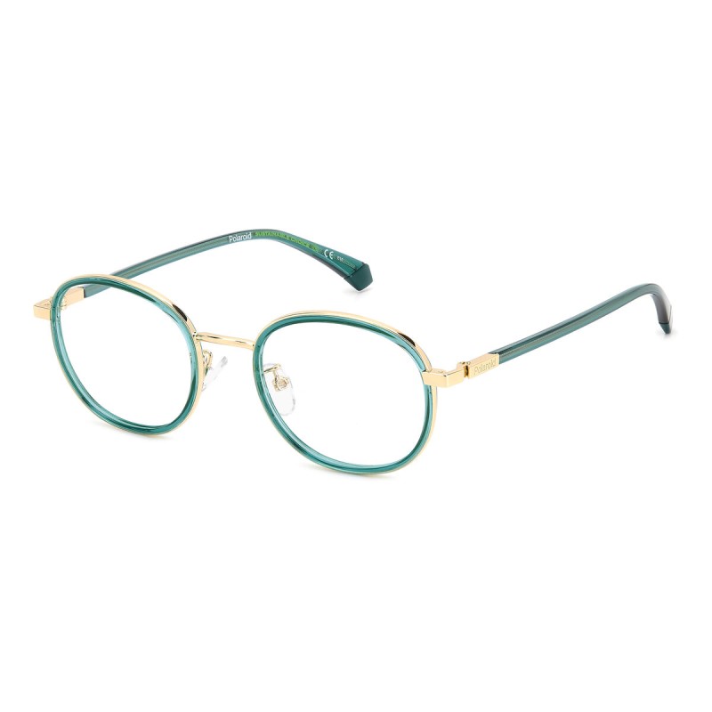 Unisex' Spectacle frame Polaroid PLD-D475-G-J5G Gold Ø 50 mm