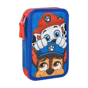 Trousse d'écolier The Paw Patrol Bleu 12,5 x 19,5 x 4,5 cm