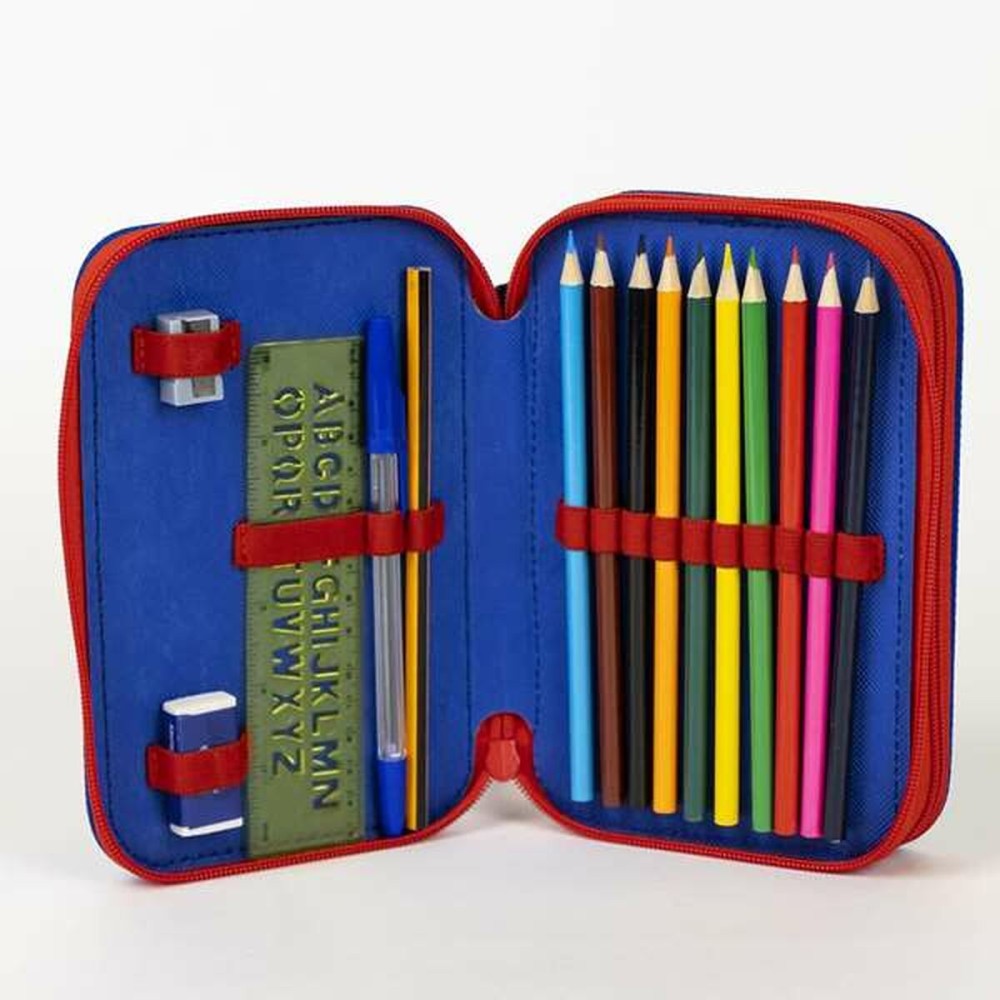 Trousse d'écolier The Paw Patrol Bleu 12,5 x 19,5 x 4,5 cm