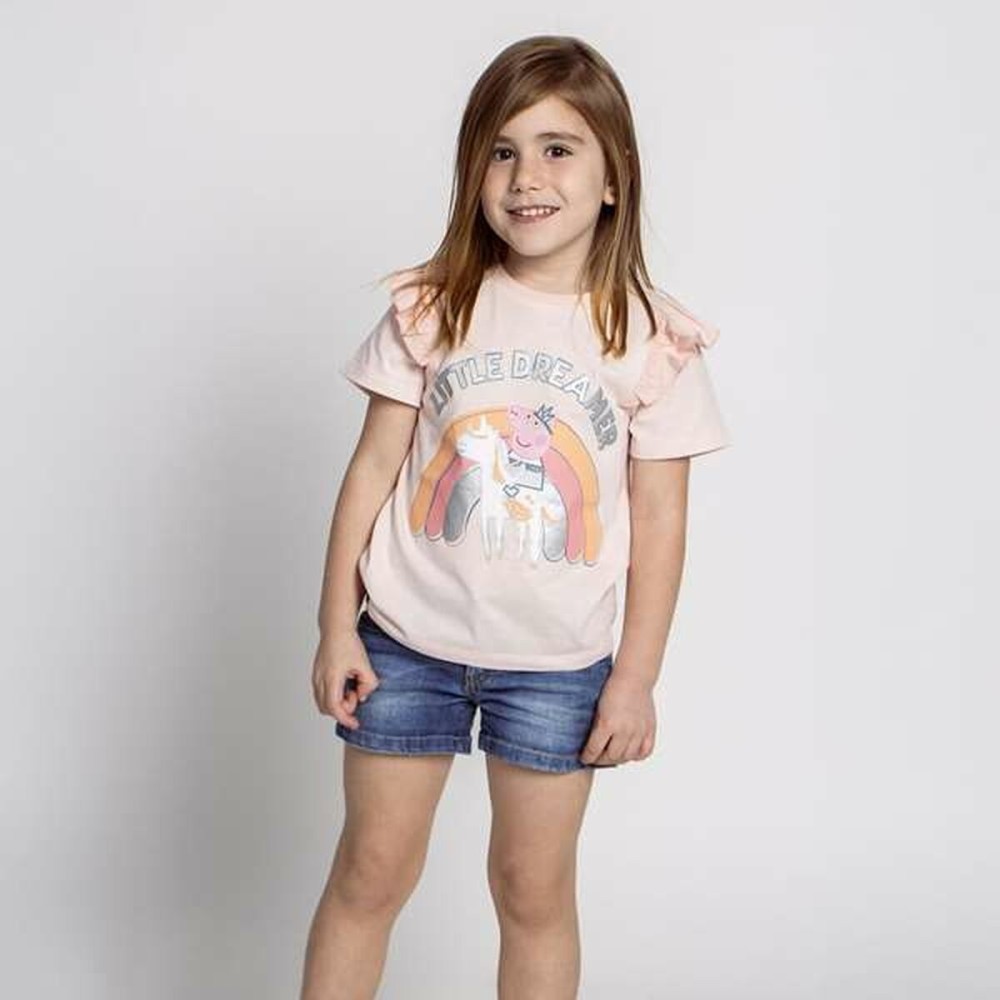 Child's Short Sleeve T-Shirt Peppa Pig