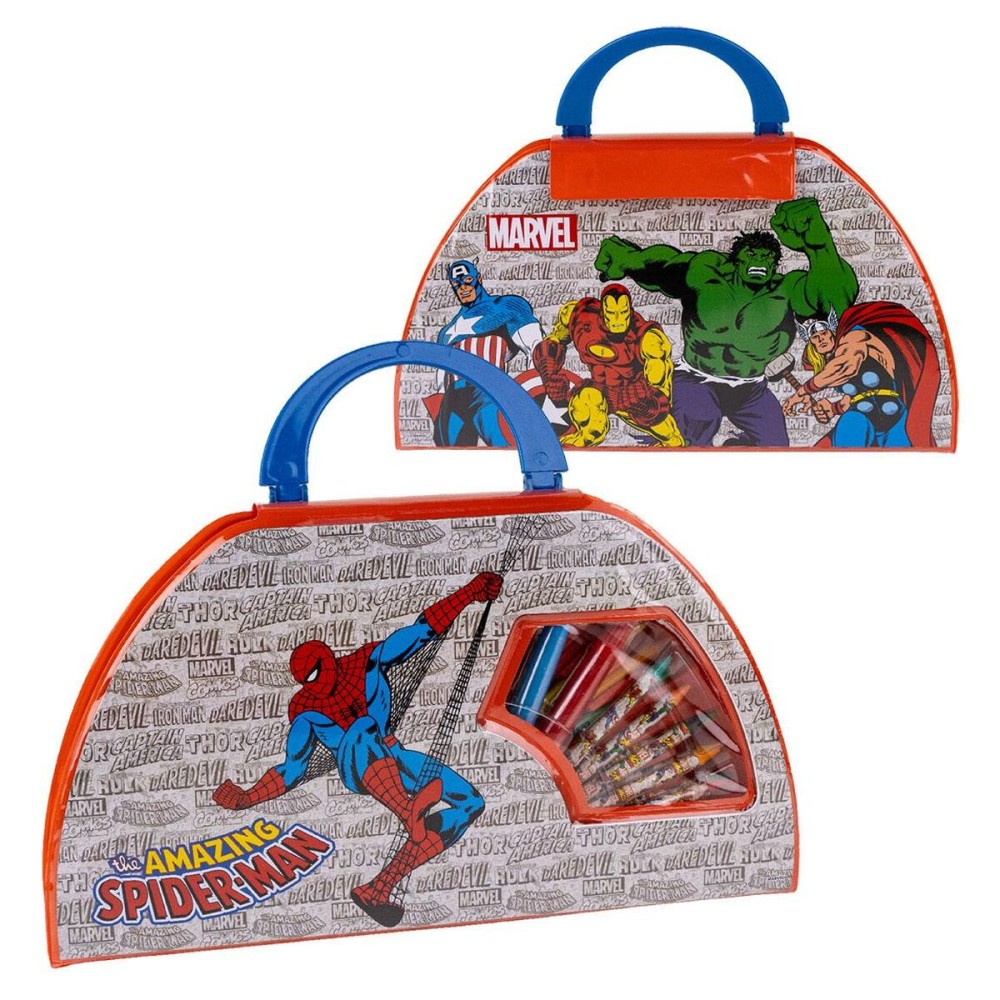 Ensemble de Papeterie Marvel 50 Pièces