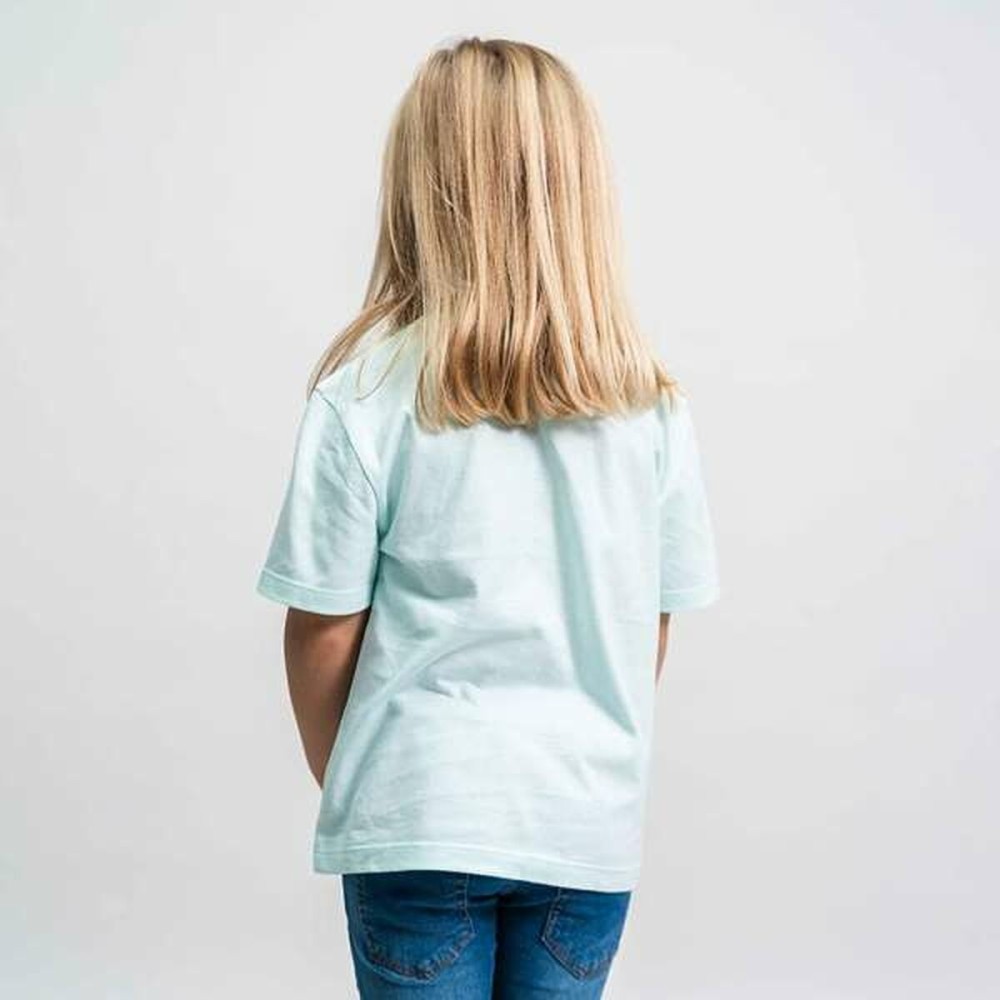 Child's Short Sleeve T-Shirt Disney Princess Light Green 3 Years