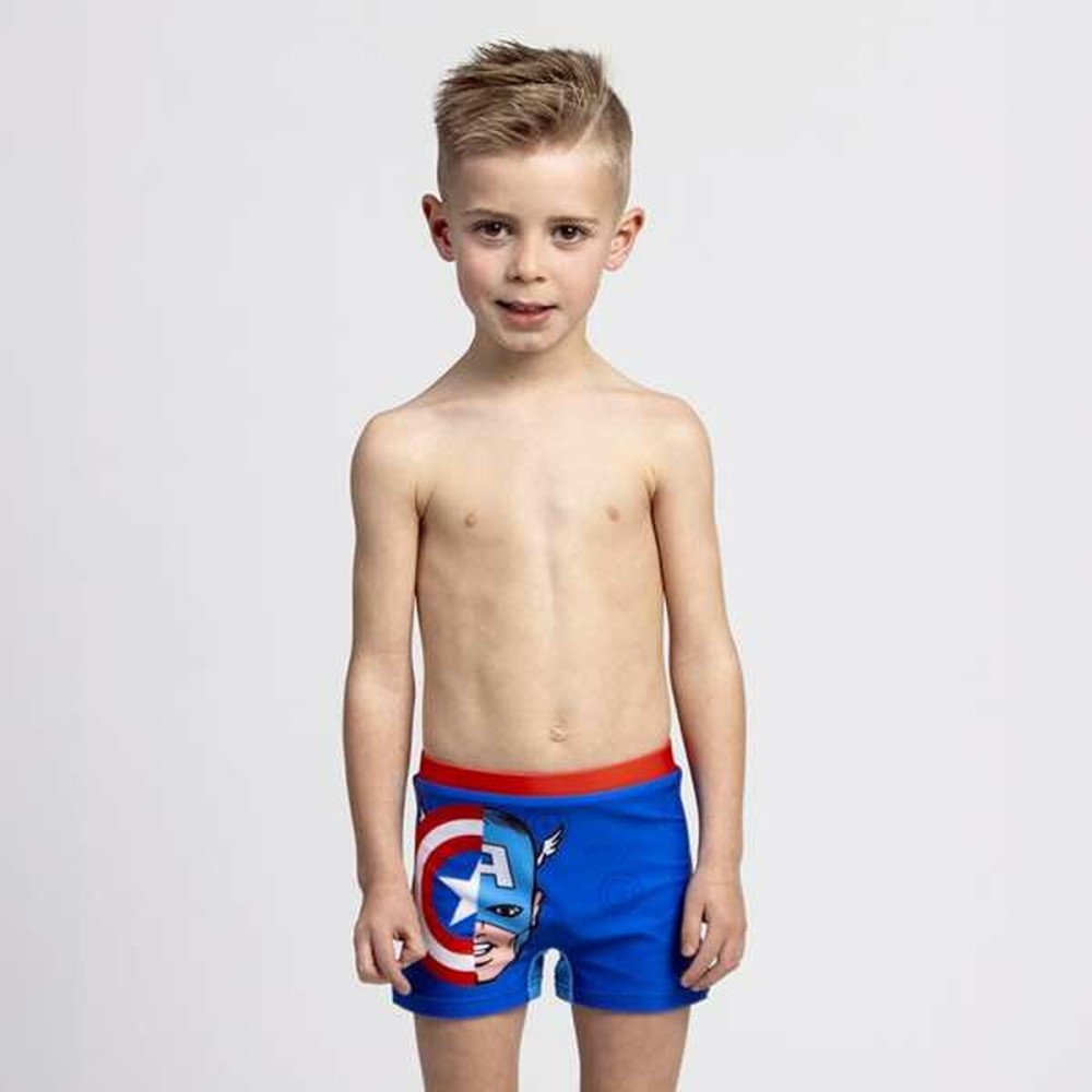 Boxer de Bain pour Enfants The Avengers Bleu foncé 4 Ans